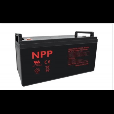 Гелевий свинцево-кислотний акумулятор NPP 12V 100Ah для резервного живлення