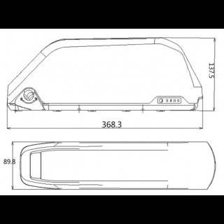 Акумулятор для електровелосипеда 48V 12Ah LiFePo4