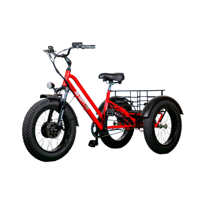 Електровелосипед триколісний Happy FAT 48V 500W з акумулятром 10Ah
