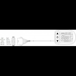 Дисплей LCD-5 для електровелосипеда