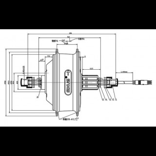 Мотор-колесо для велосипеда 400W MXUS XF15F / XF15R / XF15С